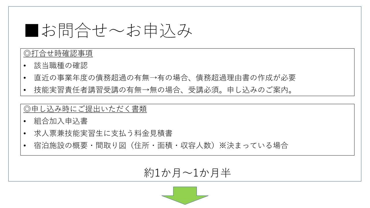 技能実習 受け入れまでの流れ1_1